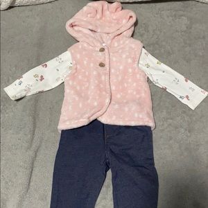 Baby girls Carter’s set size 6M